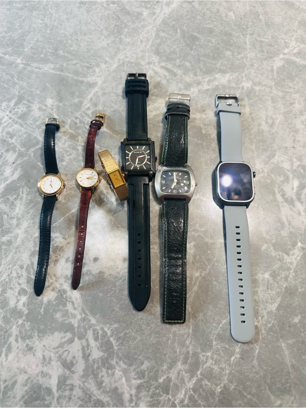 Watch Lot 6 Vintage Watches Japan Swiss Movement Untested Smart Watch